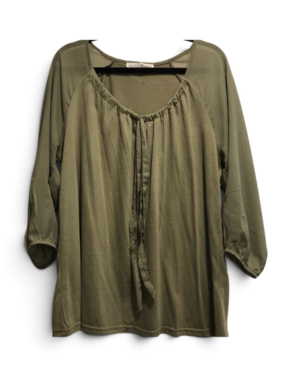 Olive Green Top